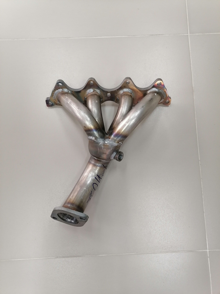 Вставка вместо катализатора (паук) Hyndai Solaris 2 / Kia Rio 4 ...