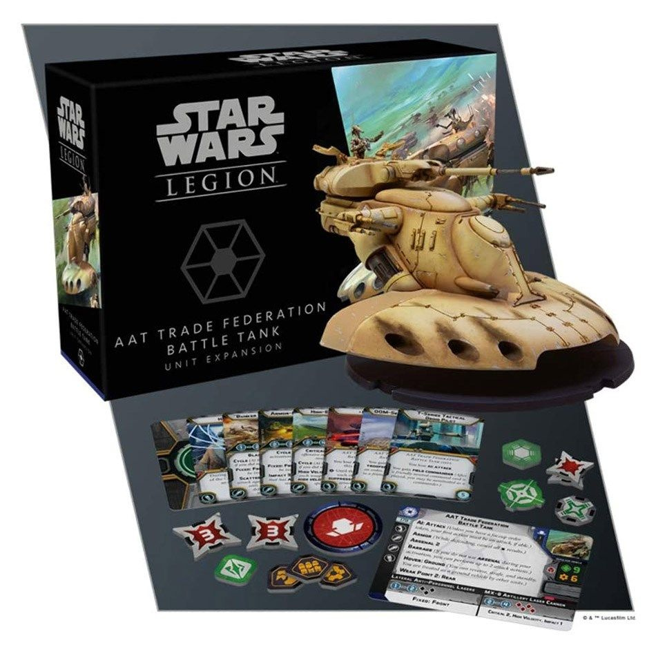 Настольная игра STAR WARS LEGION: AAT TRADE FEDERATION BATTLE TANK UNIT  EXPANSION EN - купить с доставкой по выгодным ценам в интернет-магазине  OZON (1337397459)