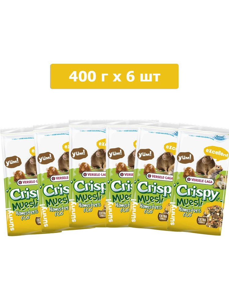 Корм для домашних животных Versele Laga Crispy Muesli Hamsters & Co для хомяков и других грызунов 400 #1