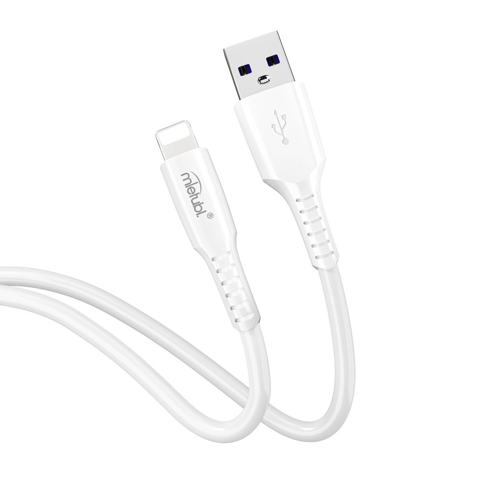 Кабель для мобильных устройств USB 2.0 Type-A/Apple Lightning, 1 м, белый  #1