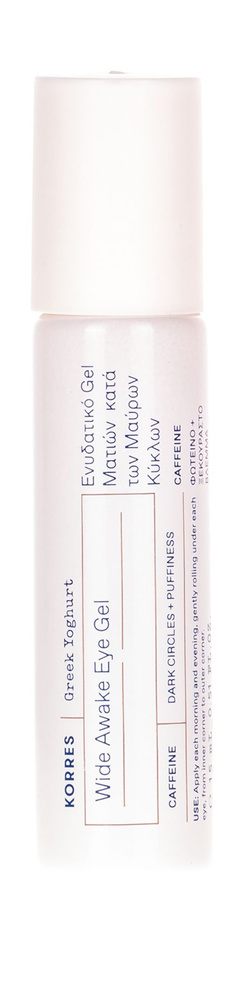 Пробуждающая сыворотка для глаз с греческим йогуртом и кофеином / Korres Wide Awake Eye Gel  #1