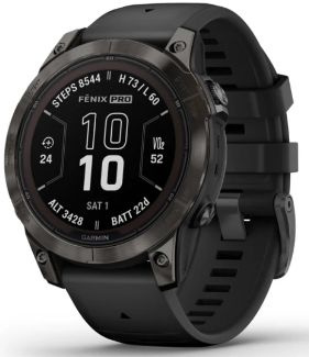 Garmin Умные часы Смарт-часы Garmin FENIX 7 PRO SAPPH SOLAR, темные 010-02777-11  #1