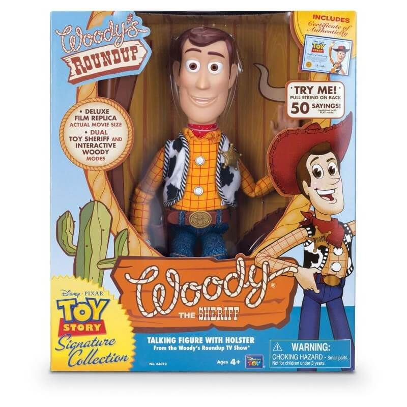 Шериф Вуди говорящий из История игрушек Woody Toy Story 40 см DELUXE (Коллекционная версия English)  #1