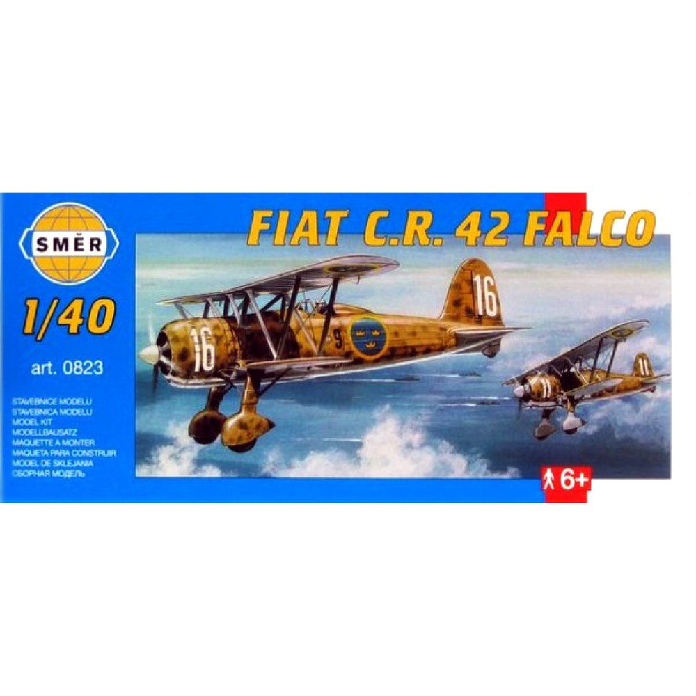 Smer Сборная модель 0823 Fiat C.R.42 FALCO 1:40 #1