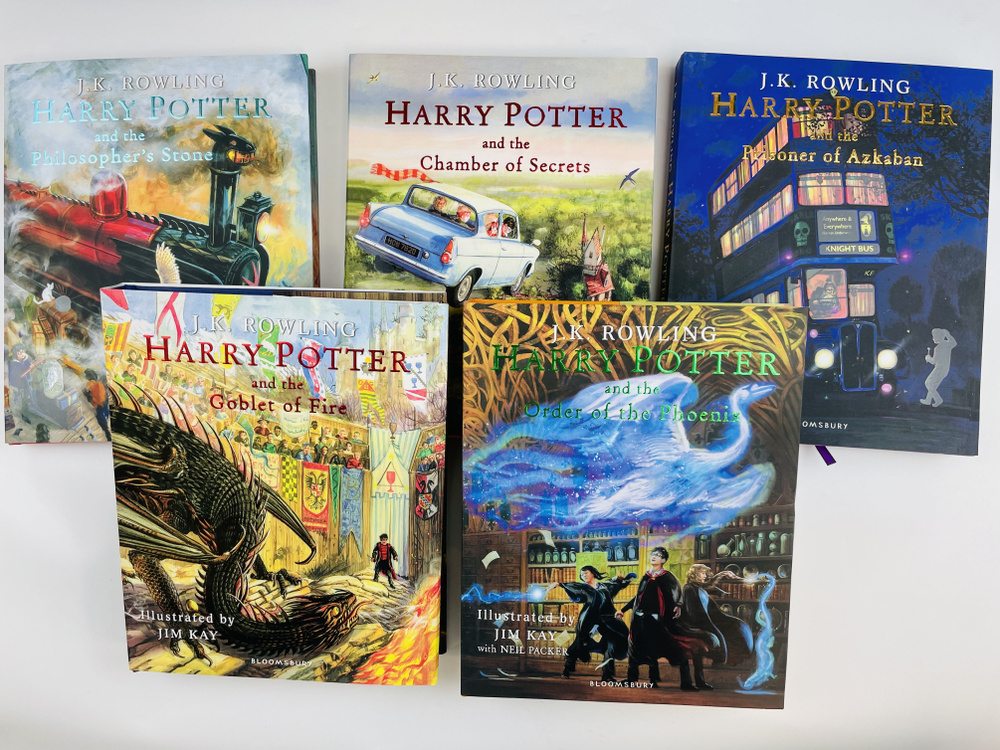 Harry Potter набор 5 книг на английском языке суперобложка