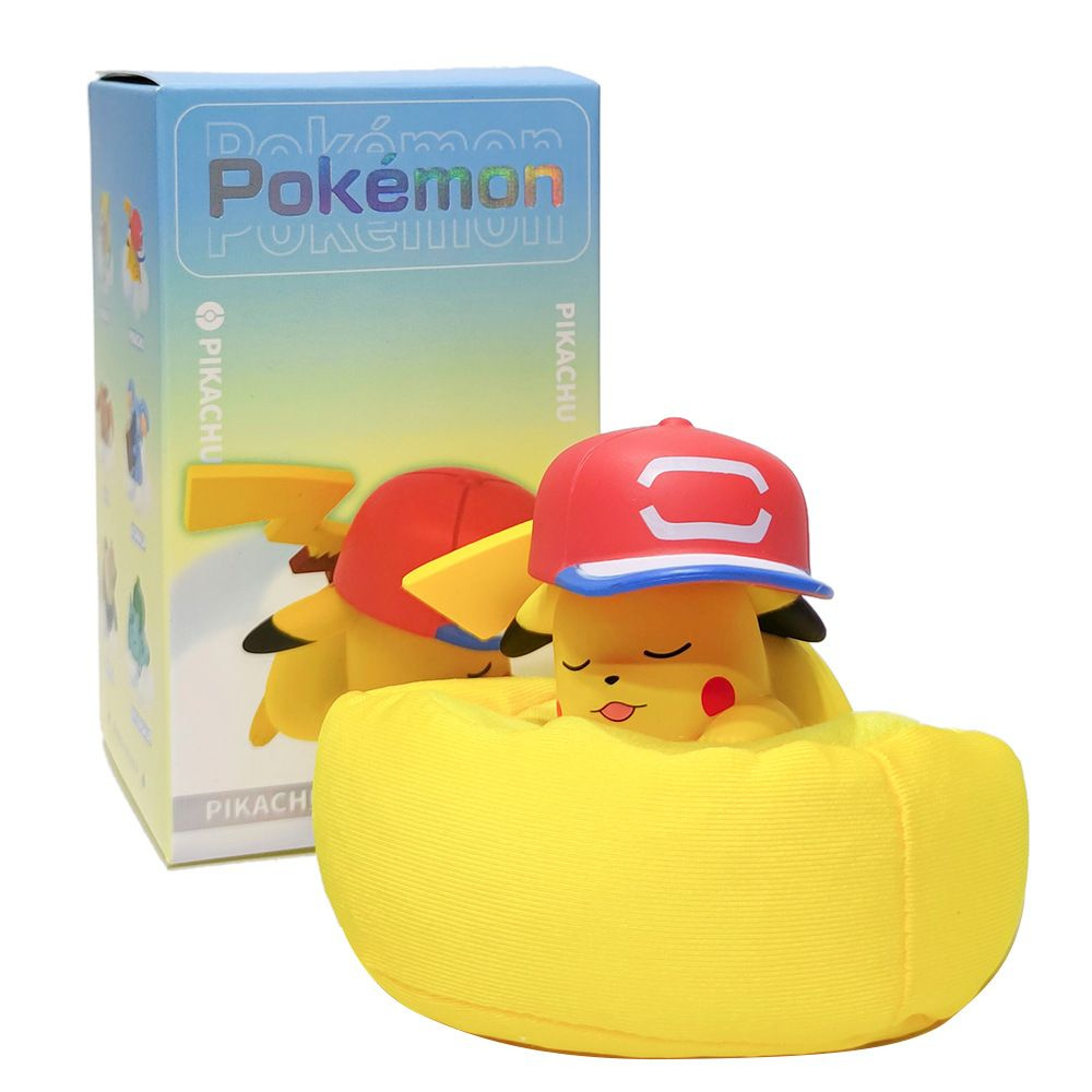 Фигурка Покемоны Аниме Игрушки Детский подарок на день рождения / Pokemon Sleeping Pikachu (Цвет коробки #1