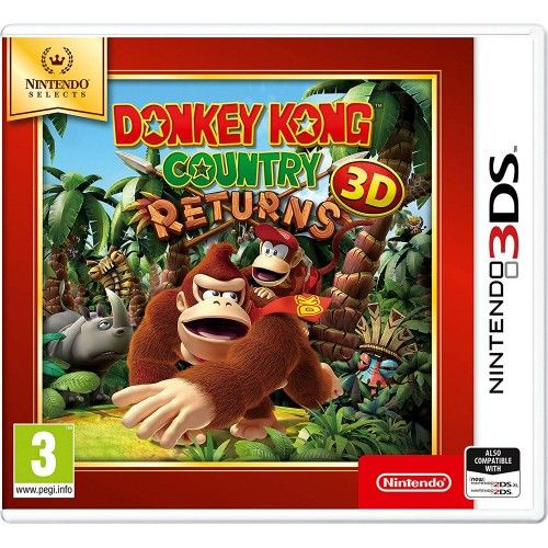 Игра Donkey Kong Country Returns 3D (Nintendo Selects) (Nintendo 3DS, Английская версия)  #1