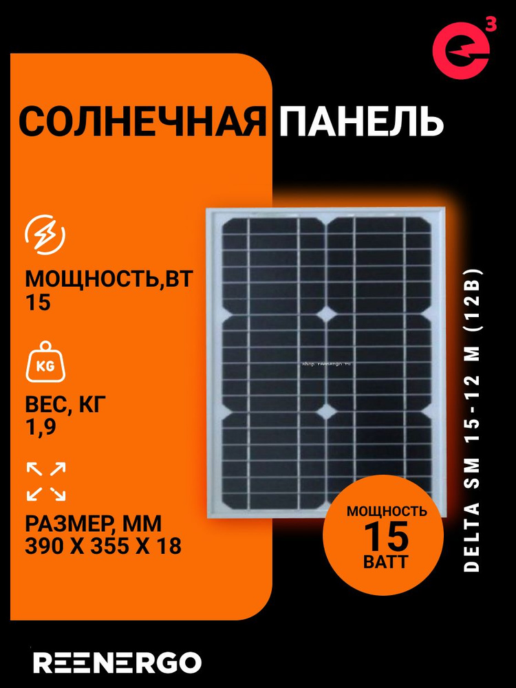 Солнечная батарея (панель) AXIOMA energy AX-150M, 150Вт, 12В