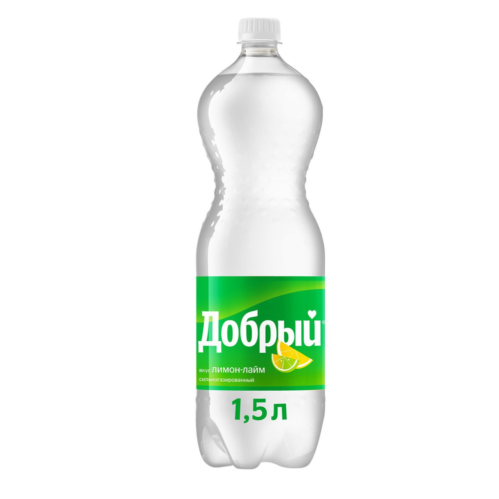 Газированный напиток Добрый Лимон-лайм, 1,5 л - купить с доставкой по ...
