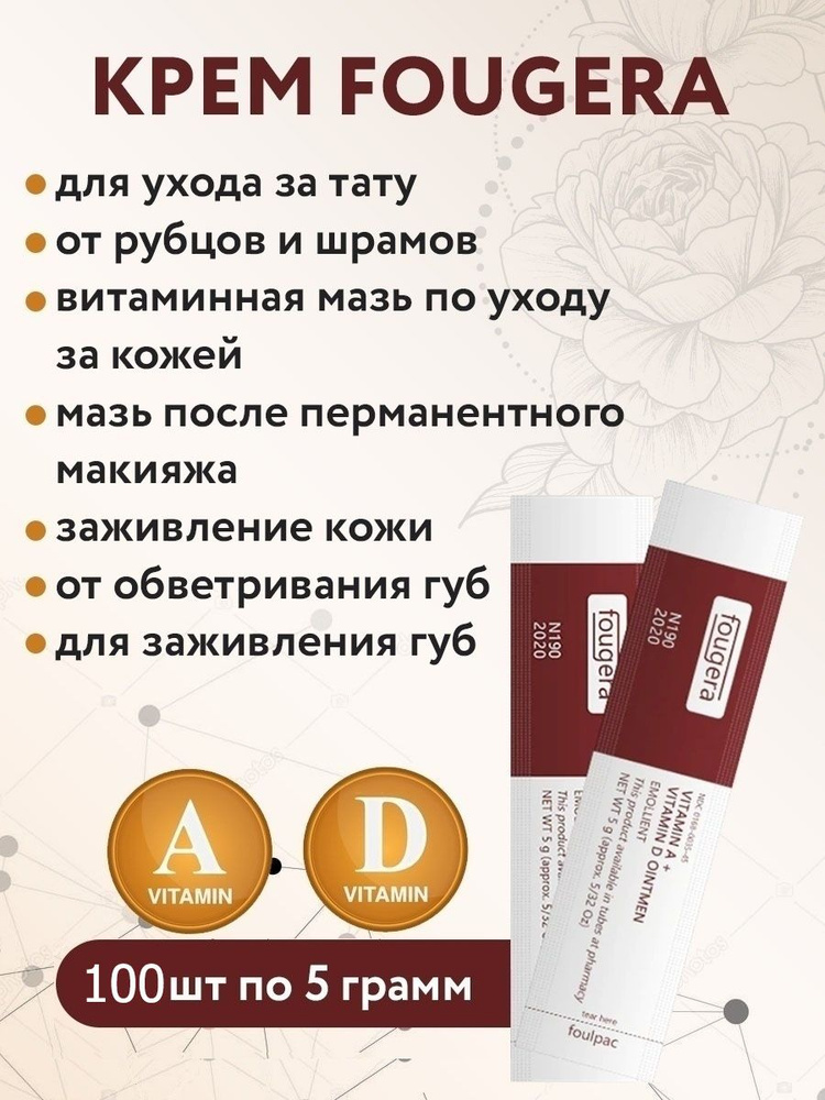 Заживляющая крем, мазь/гель, бальзам, вазелин, после татуажа и ...
