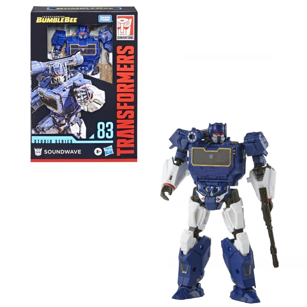 Игрушка Hasbro Трансформеры Toys Studio Series SS83 Фигурка Voyager  Bumblebee Soundwave - от 8 лет и старше, 6,5 дюймов F3173 - купить с  доставкой по выгодным ценам в интернет-магазине OZON (1486334868)