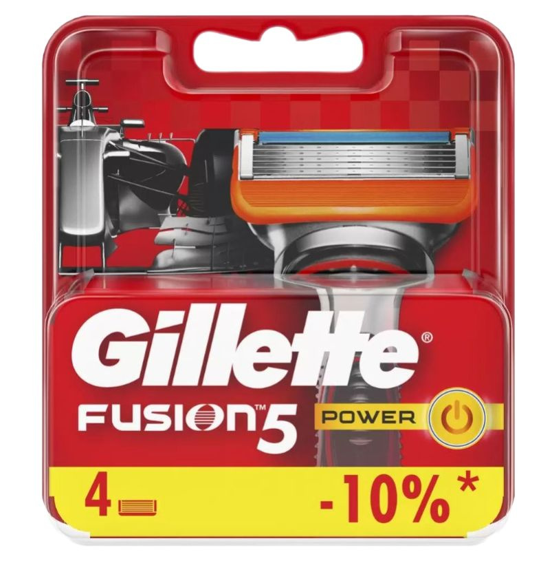 Сменные кассеты Gillette Fusion5 Power, 4 шт. #1