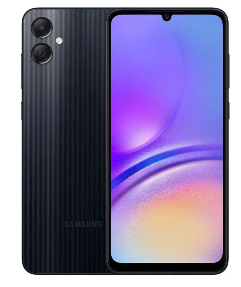 Samsung Смартфон Samsung Galaxy A05 4/64GB Black Global 4/128 ГБ, черный