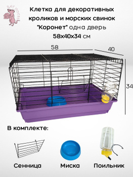 Клетка для декоративного кролика - выбираем правильно