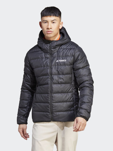 Adidas hooded clearance down jacket