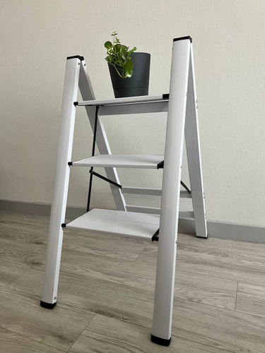 Стремянка Totum для кухни дома 3 ступени - купить по низким ценам в ...