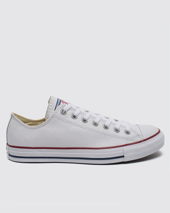 converse all star white leather