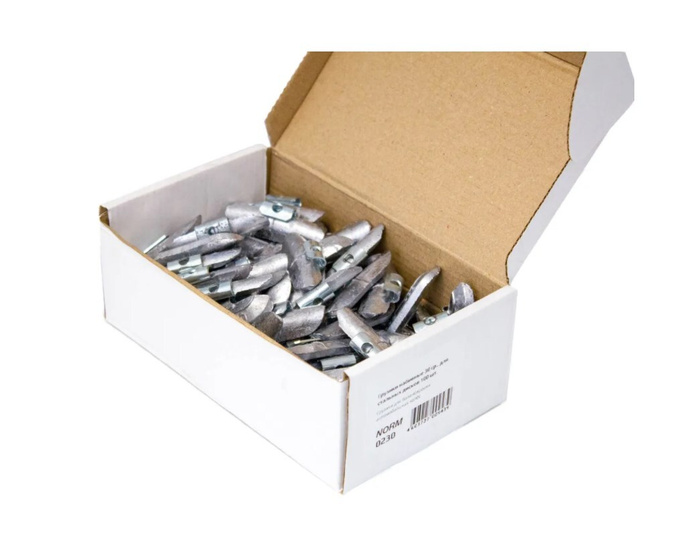 Груза набивные балансировочные по 35 гр (50 шт/уп) для стальных дисков ...