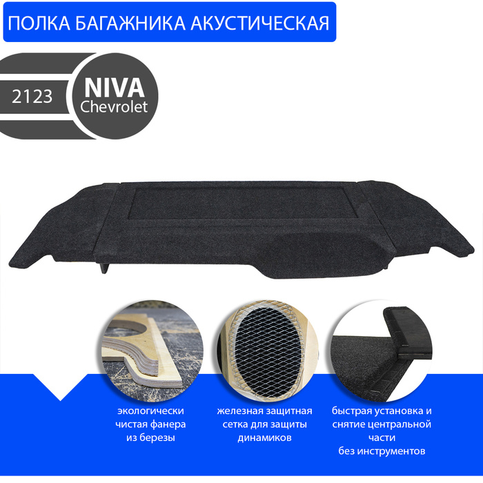 Niva chevrolet полка акустическая