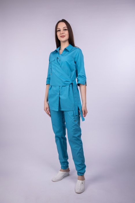 Медицинский костюм женский спецодежда СИЗы - купить с доставкой по ...