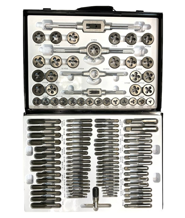 Набор метчиков и плашек 110 предметов (метрические) - купить с ...