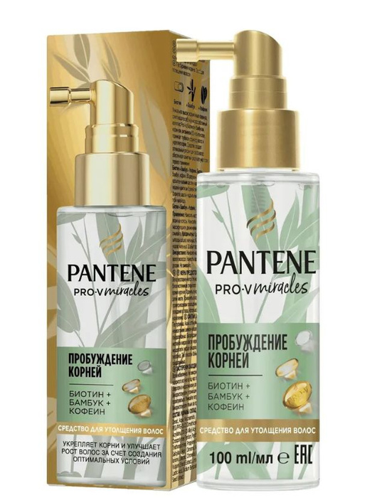 Pantene Спрей для волос, Пробуждение корней, 100 мл - купить с ...