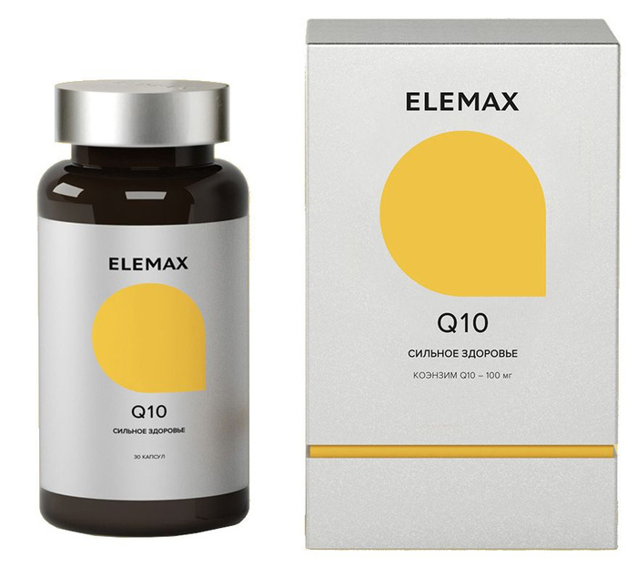ELEMAX Коэнзим Q10, капсулы 300 мг, 60 шт. - купить с доставкой по ...