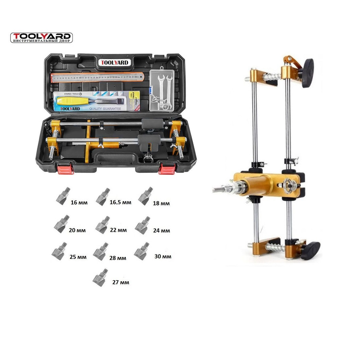 Шаблон(Кондуктор) для врезки замков. 10 фрез в комплекте. На линейных ...