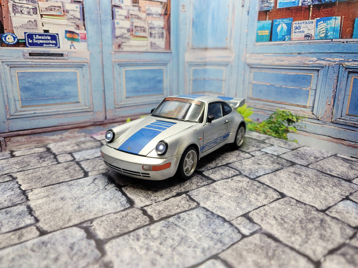 Металлическая машинка детская Porsche 911 Turbo S, масштаб 1:24, длина ...