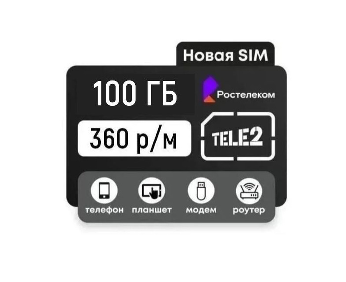 Тарифный план Ростелеком Симкрата (Вся Россия) - купить с доставкой по ...