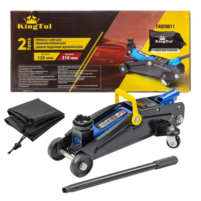 Домкрат подкатной гидравлический 2т KINGTUL KT-TA820011 - купить с ...