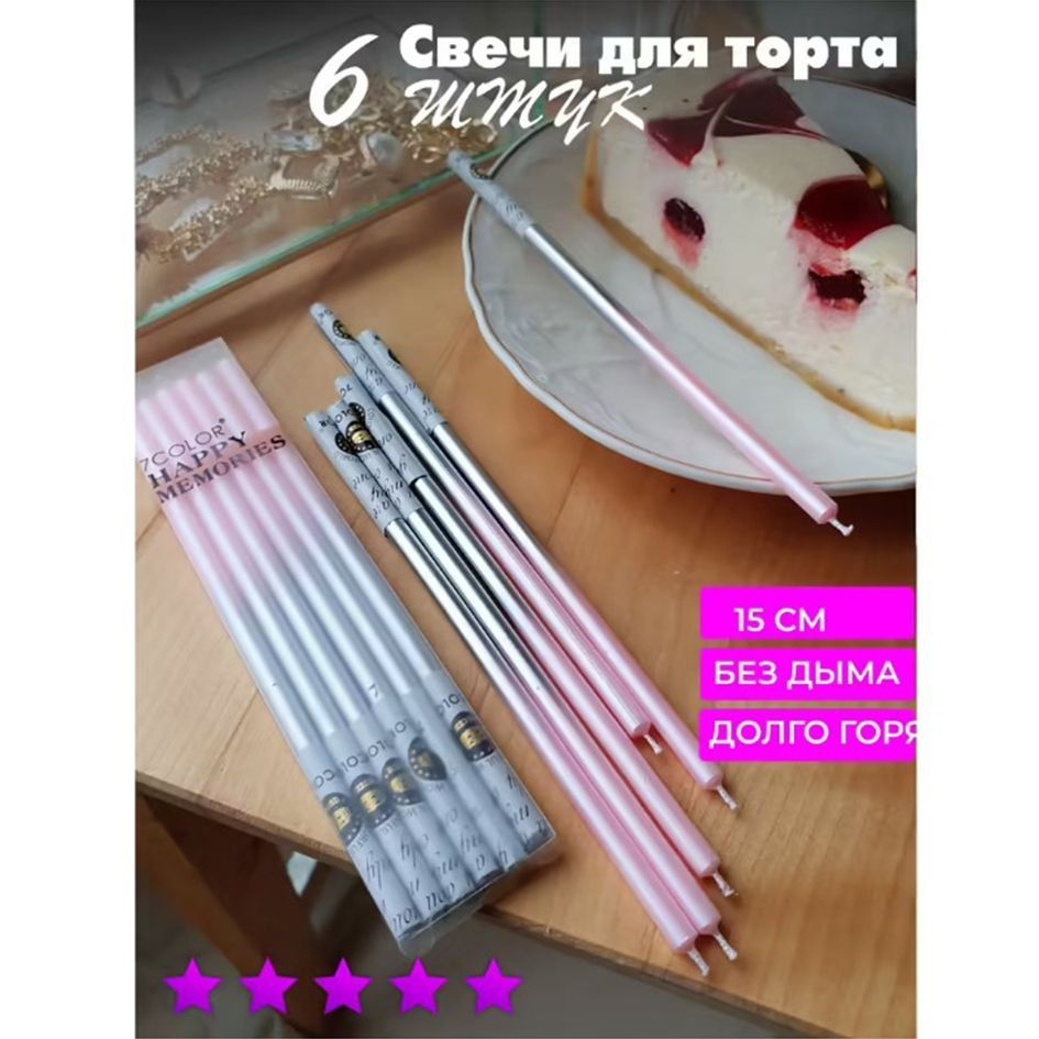 свеча на торт