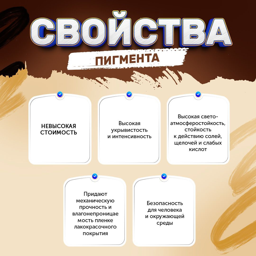 Свойства пигмента