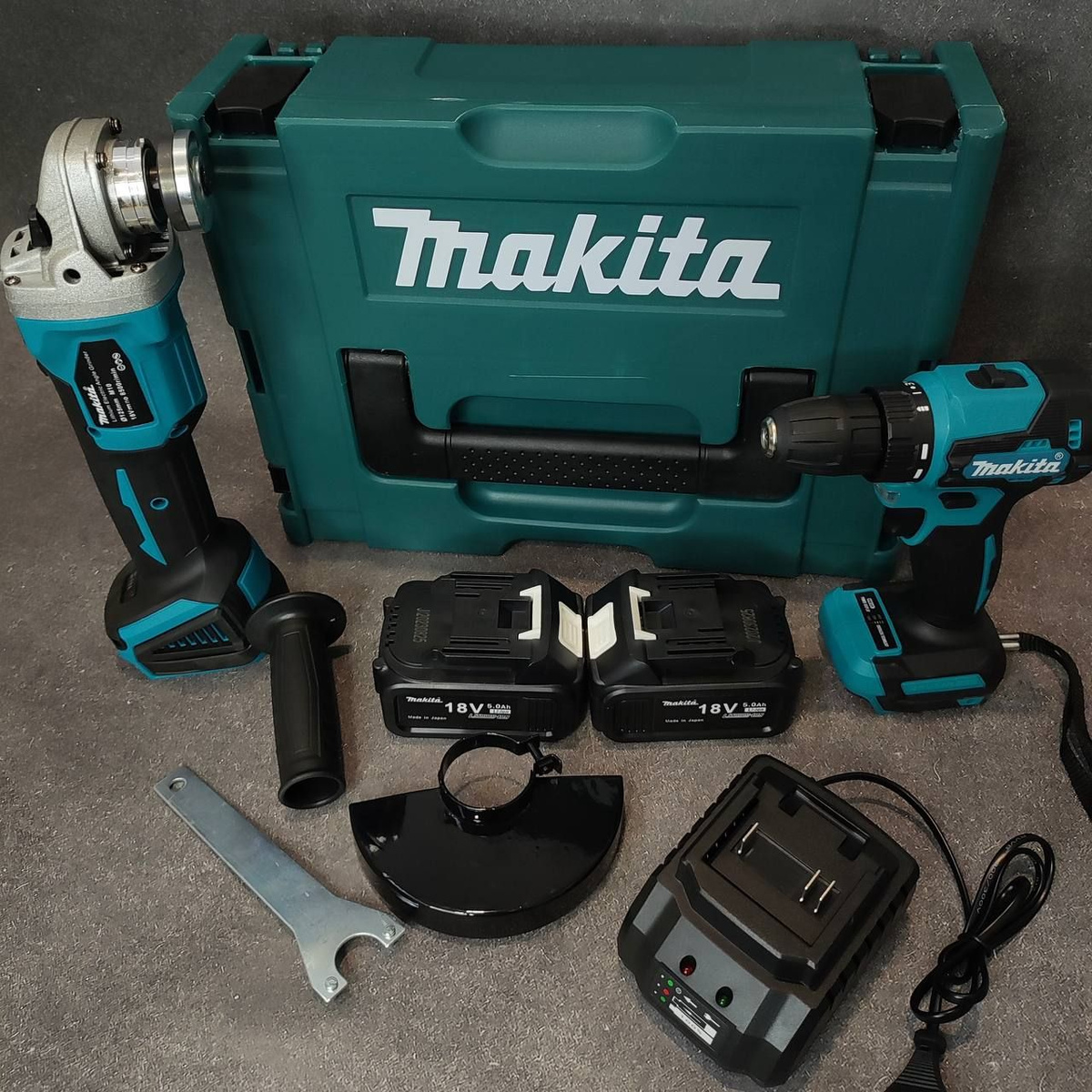 Шуруповерт аккумуляторный + Болгарка аккумуляторная, бесщеточные. Набор ...