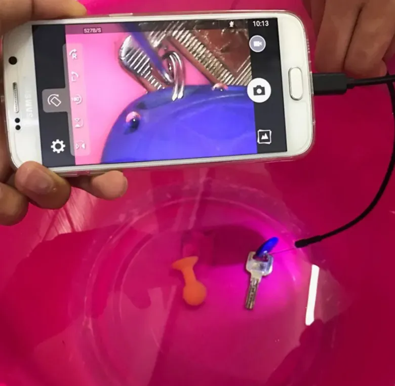 Эндоскоп Гибкая камера с подсветкой USB для Android и PC, провод 2м, 2 м, фото 3