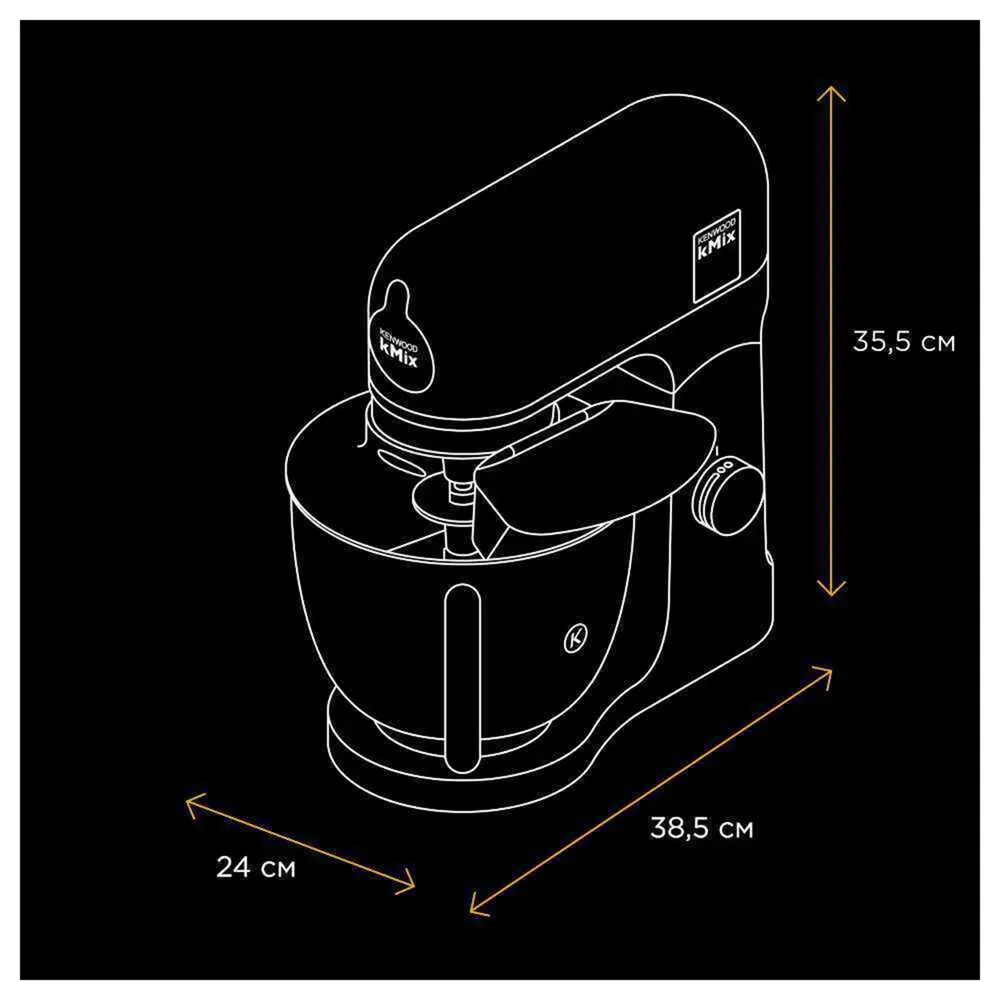 Kenwood Кухонная машина kMix KMX760CH, Цвет Серый/Серебро, Мощность 1000 Вт, 1000 Вт, фото 3