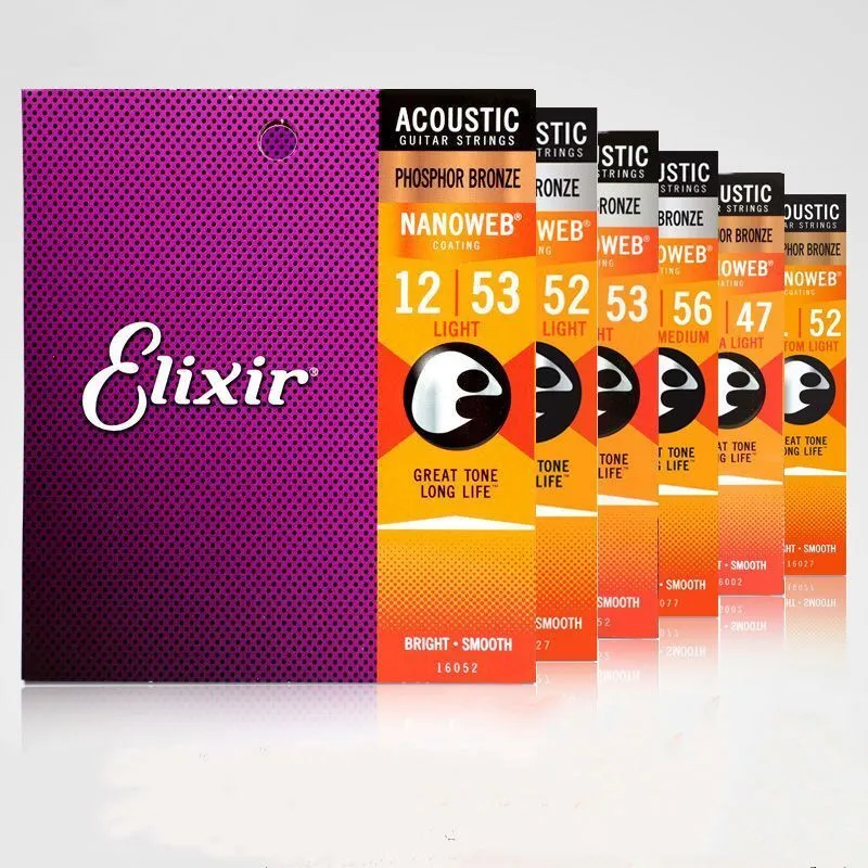 Струны для акустической гитары Elixir Nanoweb Extra Light 16052 (012-053), вариант, фото 3