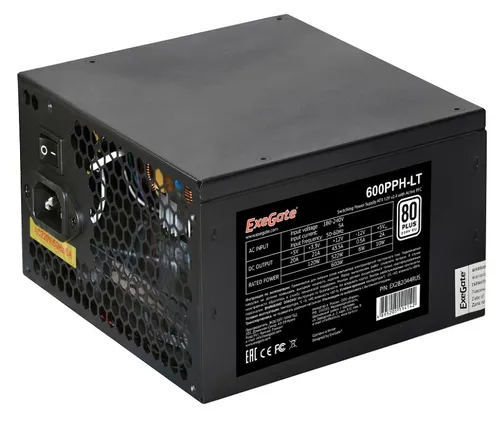 Блок питания для ПК ExeGate 80+ 600PPH-LT EX282044RUS-OEM