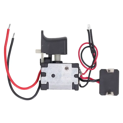 Куликовый выключатель для аккумуляторной дрели, электронная регулировка скорости, светодиодная подсв