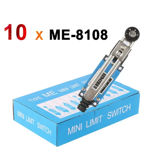 Концевой выключатель роликовый регулируемый 10 шт ME 8108 250В 5А CM