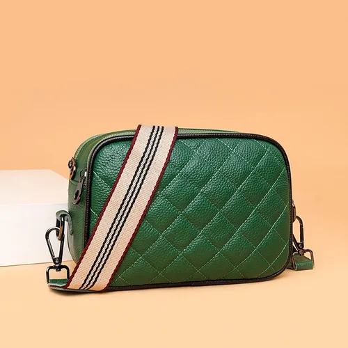 Женская сумка через плечо, модная, повседневная, ромбовидная, универсальная, кросс-боди