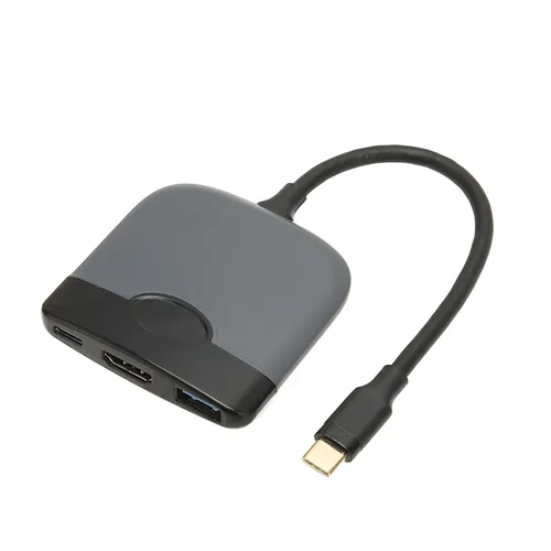 Адаптер мультимедийного интерфейса 3 в 1 USB C HD Многопортовый адаптер USB C USB C USB3.0, совмести