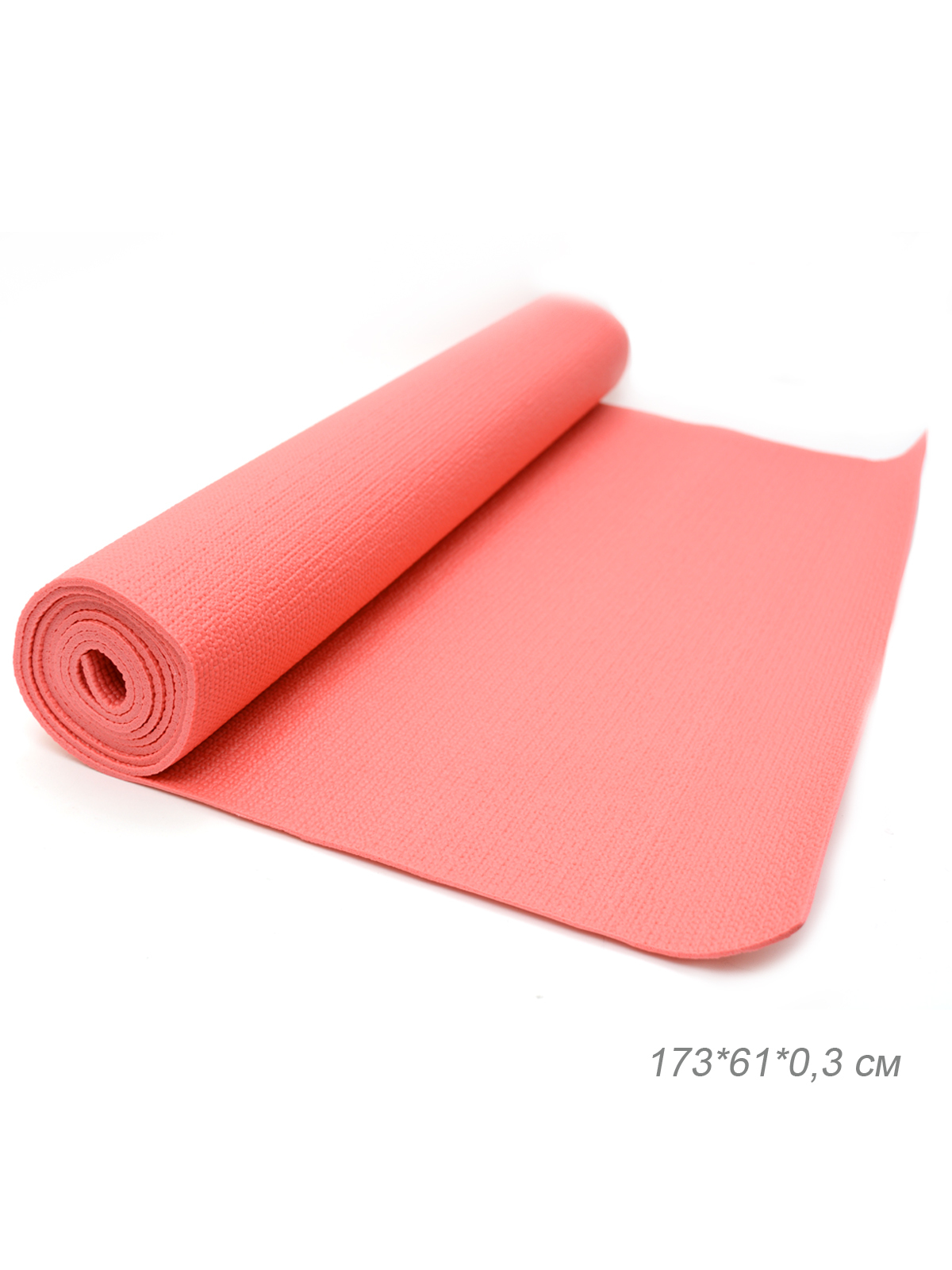Коврик для фитнеса и йоги, YJD-PVC-3, красный