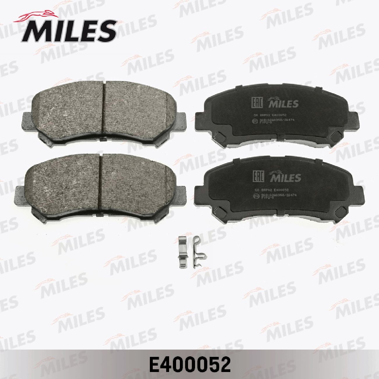 MILES Колодки передние NISSAN QASHQAI 1.6/2.0 07-/X-TRAIL 07-