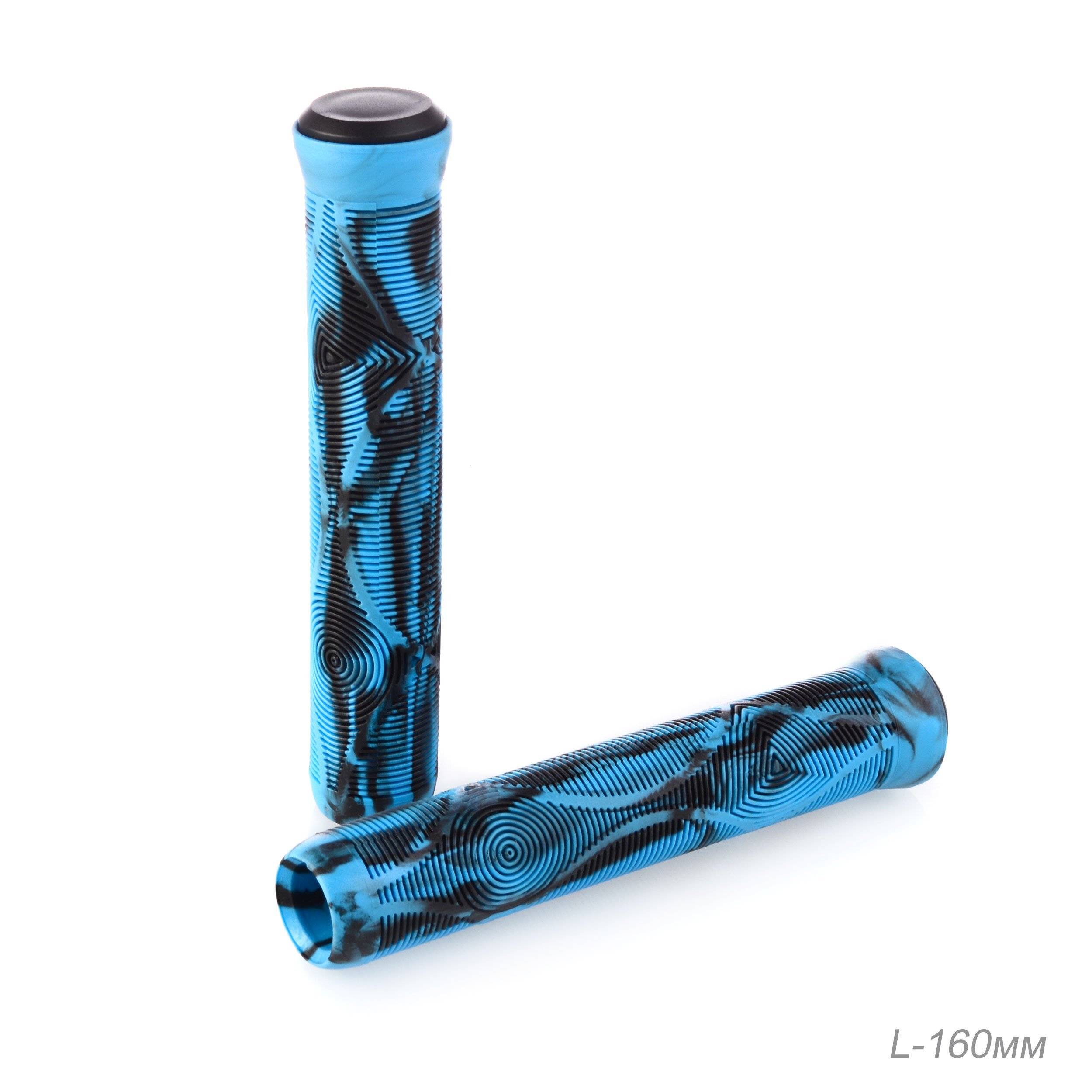 Грипсы для трюкового самоката COMIRON KS-G160 160 мм, TPE, с заглушками, синие, 2 шт. Грипсы для трюкового самоката COMIRON KS-G160 160 мм, TPE, с заглушками, синие, 2 шт.