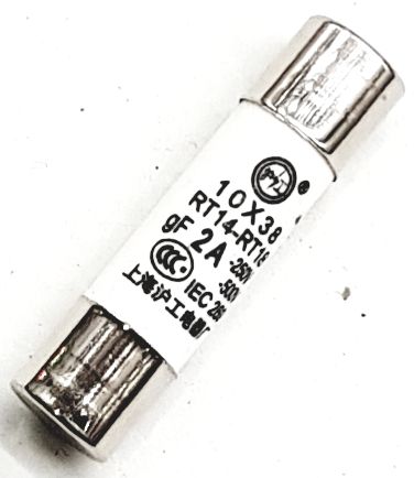 Предохранителькерамический10x38mm2А500V(2штуки)