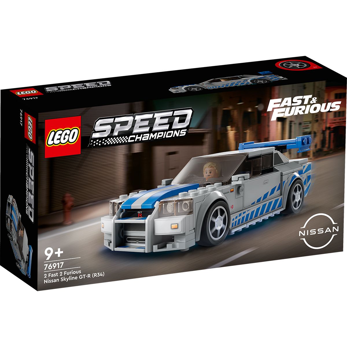 Конструктор LEGO Speed Champions 76917 Двойной Форсаж Nissan