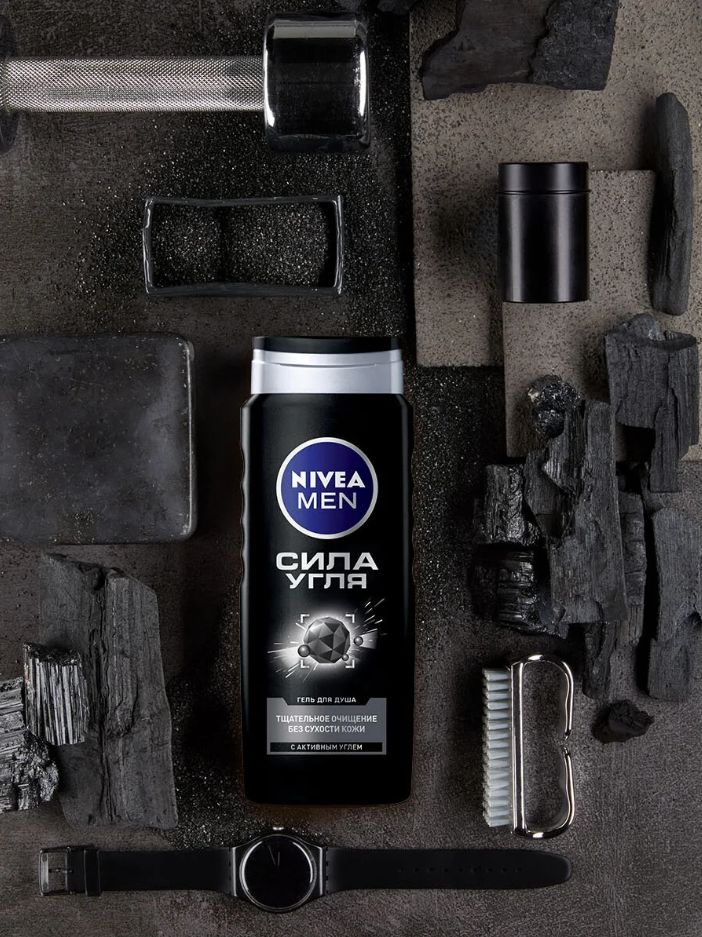 Гель для душа NIVEA MEN Гель для душа "Сила угля"