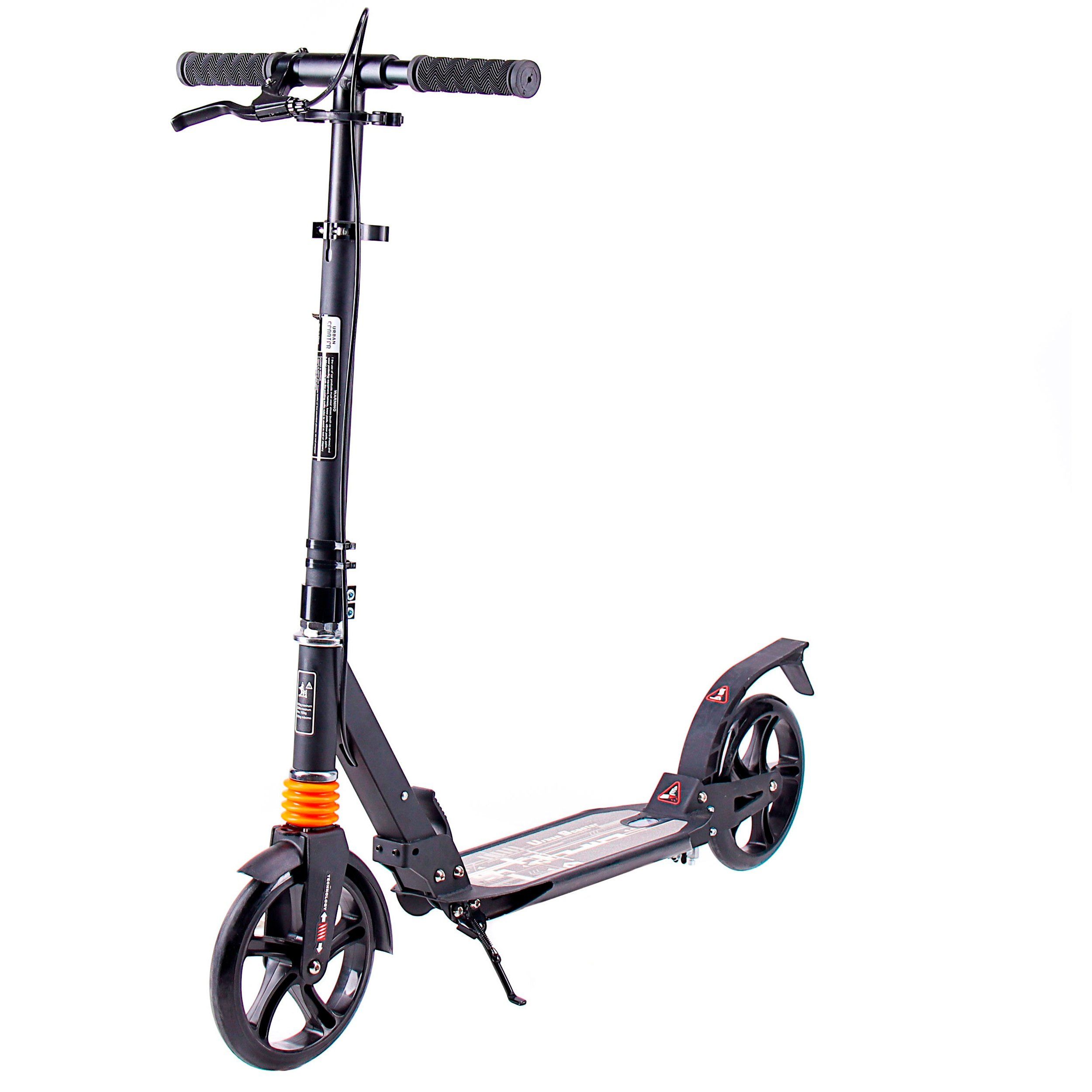 Самокат городской Scooter GT200B, 2-х колесный, черный Самокат городской Scooter GT200B, 2-х колесный, черный
