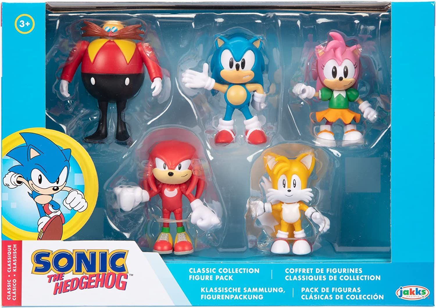 Набор Sonic The Hedgehog 5 фигурок: Доктор Эггман, Ежик Соник, Эми